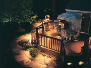 Out door deck lighting