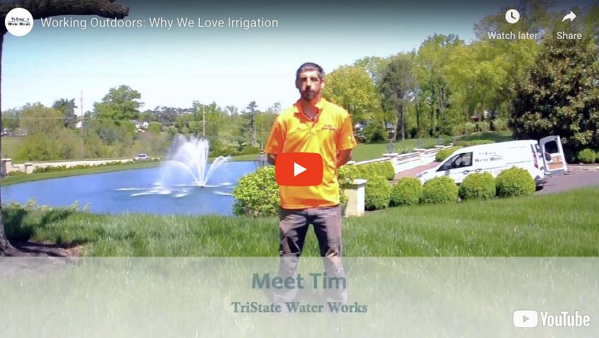 Working Outdoors: Why We Love Irrigation