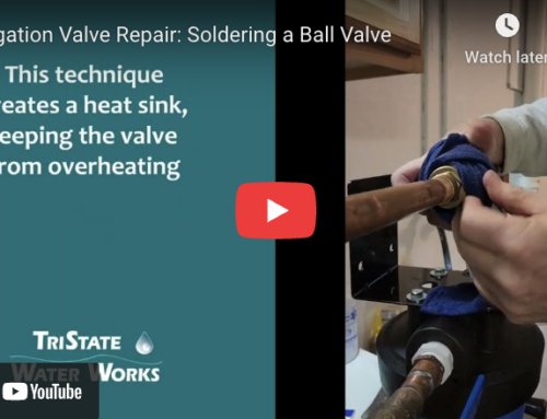 Irrigation Valve Repair: Soldering a Ball Valve