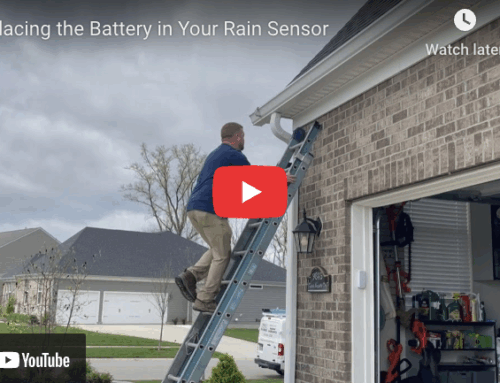 Replacing the Battery in Your Rain Sensor