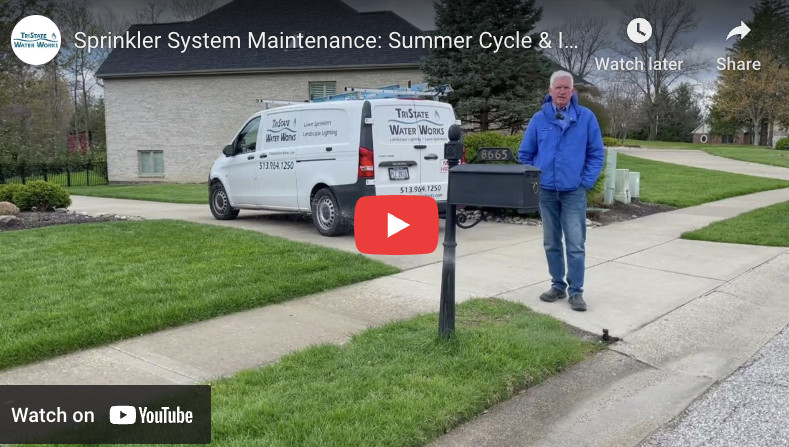 Sprinkler System Maintenance: Summer Cycle & Inspect